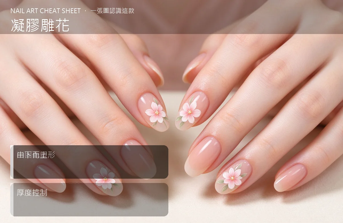 凝膠雕花 視覺辨識卡