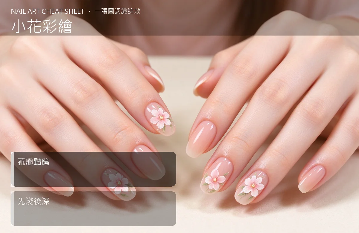 小花彩繪 視覺辨識卡