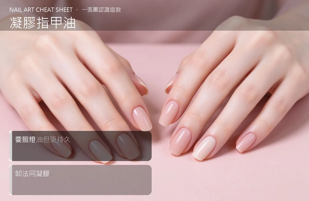 凝膠指甲油 視覺辨識卡