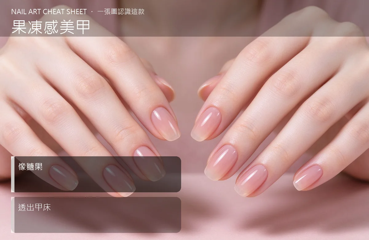 果凍感美甲 視覺辨識卡