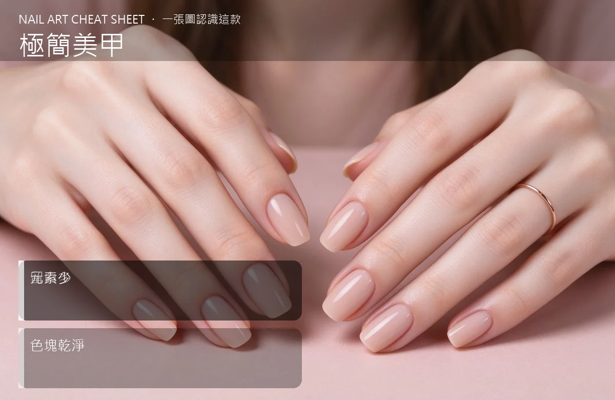 極簡美甲 視覺辨識卡