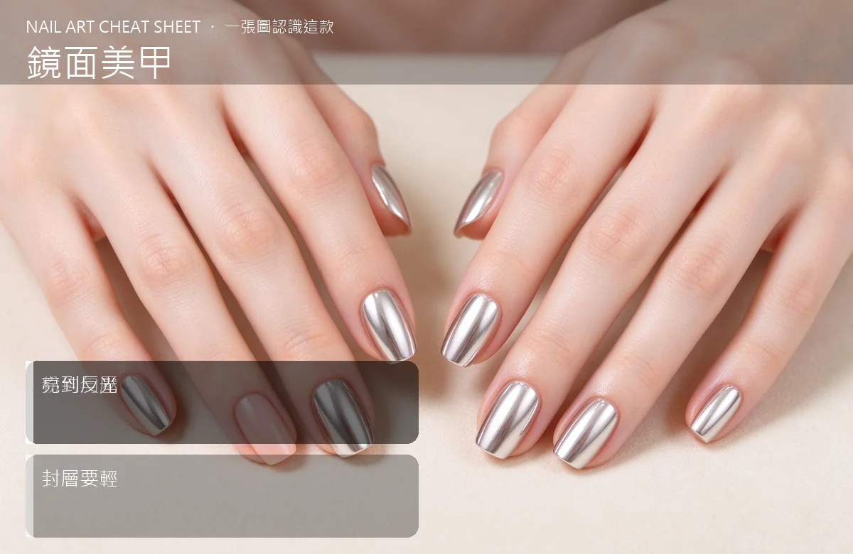 鏡面美甲 視覺辨識卡